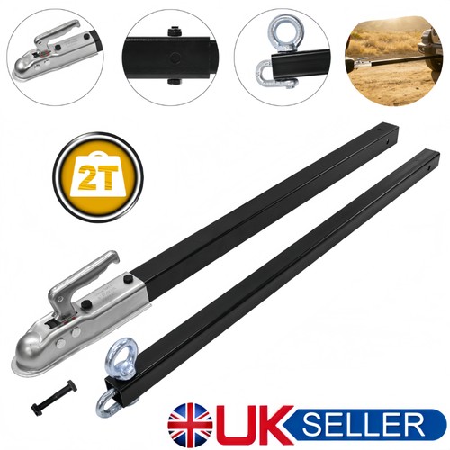 Ton recovery tow pole - recovery, ridged