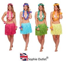 5Piece GRASS SKIRT & FLOWER