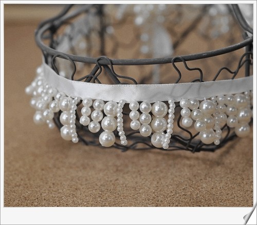 Dangling pearl ivory tassel - dangling,
