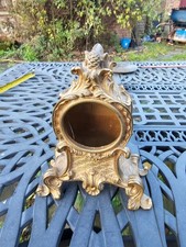 Vintage brass or bronze ROCOCO clock case F W LEESON 68mm hole