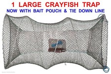 1 LARGE RT CRAYFISH TRAP+LINE