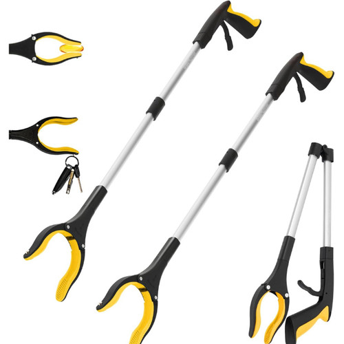 Foldable grabber reacher tool - foldable,