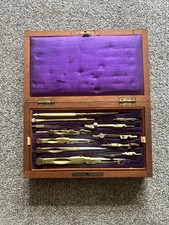 1940's Draughstman's Engineers Technical Drawing Tools Set WW2 Factory Used