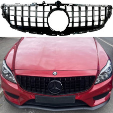 For Mercedes X218 CLS63 AMG CLS260 Grill Front Radiator Black GT Grille 2014-18