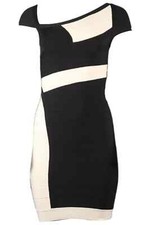 New HERVE LEGER Amber Two Tone