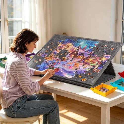 1000pcs tilting puzzle board - 1000pcs,
