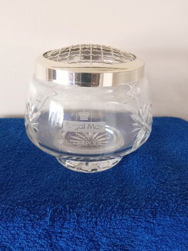 Cut glass rose - rose, bowl