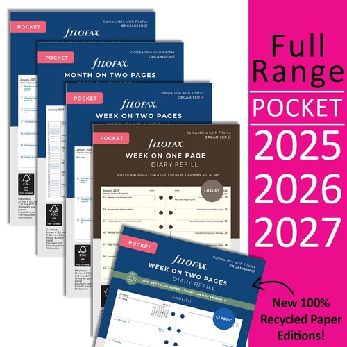 Filofax pocket diary - filofax, 2027