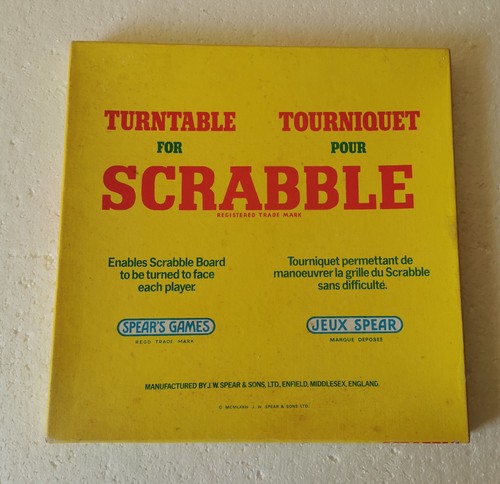 Boxed scrabble turntable - boxed,