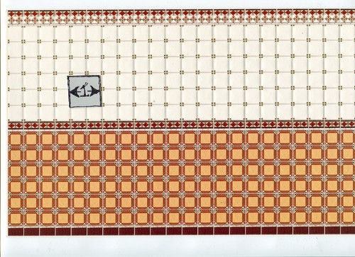 Victorian wall tile - victorian,