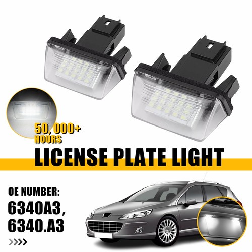 Led licence number - licence, plate