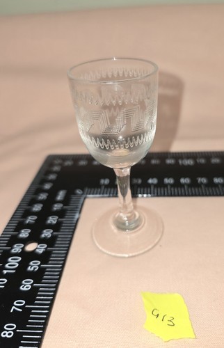 Antique sherry port glass - sherry,