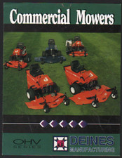 DEINES Commercial Lawn Mowers Brochure Leaflet