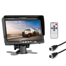 7" LCD Screen Car Monitor 2ch