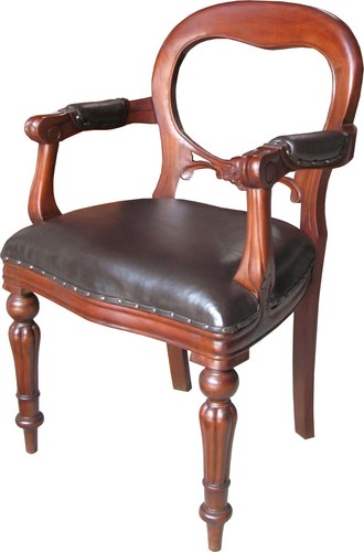 Mahogany dutch office - mahogany, chair