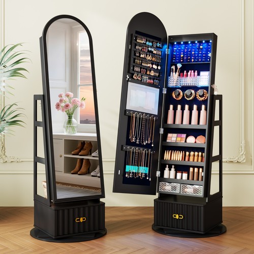 Floor standing jewelry cabinet - jewelry,
