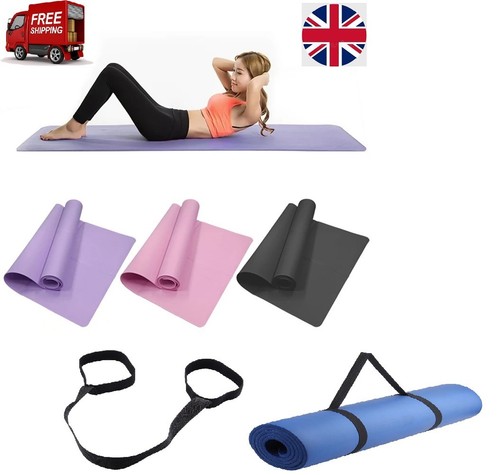 Yoga mat 4mm thick - 4mm, exercise