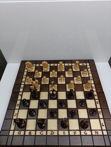 Chess board game set wooden - board,