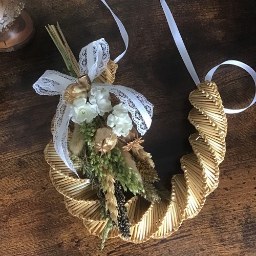 Large corn dolly wedding - large,