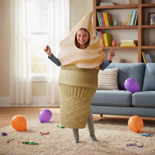 Soft serve cone costume - soft,