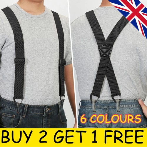 Heavy duty elastic suspenders - duty,