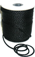 5MM BLACK SYNTHETIC PIPING CORD, AVAILABLE IN DIFFERENT LENGTHS, ART N-65062