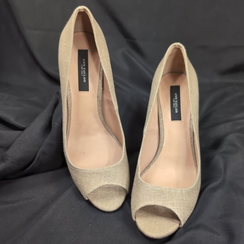 Ann taylor beige peep - ann, peep-toe