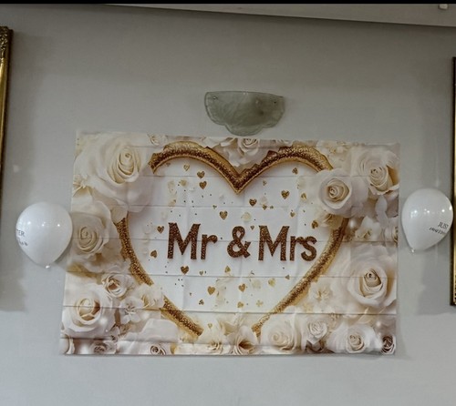 Wedding party table decoration - table,