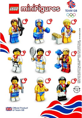 Lego olympic minifigures - lego,