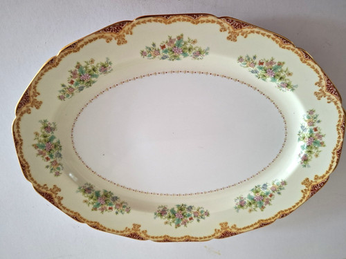 Noritake anemone oval serving - noritake,