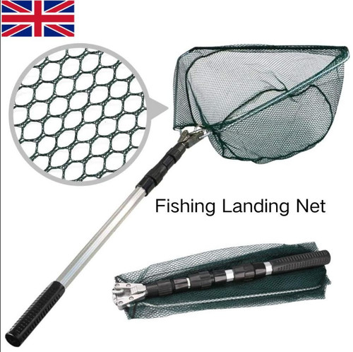 Landing net telescopic folding - net,