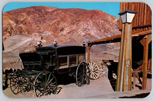 Postcard~ Horse Drawn Hearse~ Calico Ghost Town~ Barstow, California