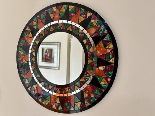 Round glass mosaic - round, 50cm