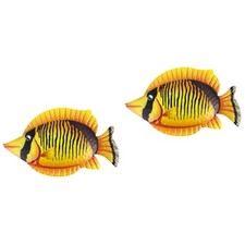  Set of 2 Wrought Iron Fish