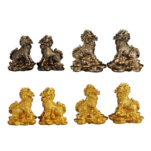 Pair kylin statue - statue, shui