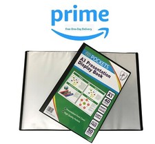 Premium Quality Presentation Display Book Folder Portfolio Black InIn A4,A3,