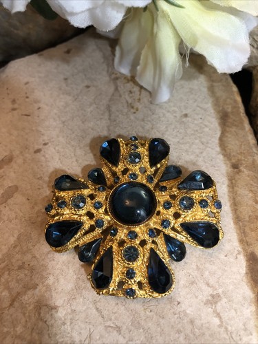 Vintage gold tone - vintage, navy