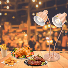 500W Double Head Electric Food Heat Lamp For Food Service,Food Warmer Light