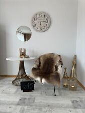 Exclusive Reindeer Hide Skin 136x111 cm Scandinavian Rug Prime Quality Real #615
