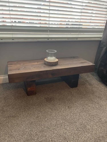 Rustic handmade solid wood