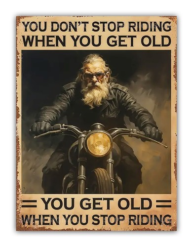 Funny motorcycle metal garage - funny,