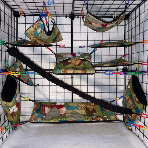 Sugar glider fleece cage - pc,