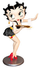 3FT LARGE BETTY BOOP WAITRESS WITH TRAY BLACK DRESS COLLECTABLE FIGURINE