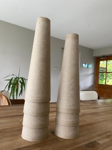 Large cardboard yarn cones - cardboard,