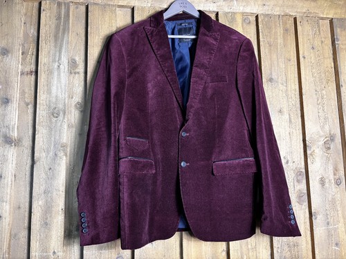 Zara man burgundy velvet - zara,
