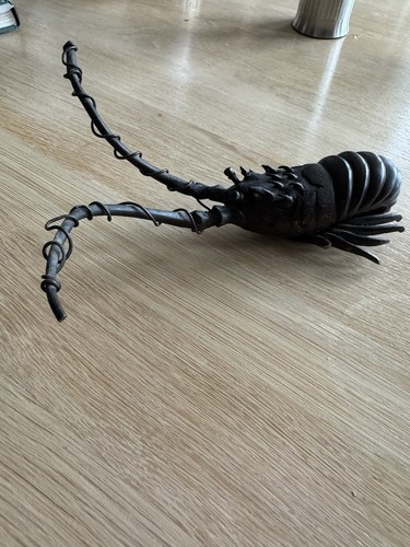 Japanese bronze okimono spiny - japanese,