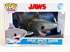Jaws - Great White Shark Funko Pop Vinyl Movies 758 with Pop Protector Christmas