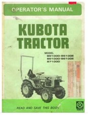 Kubota B5100D to B7100D