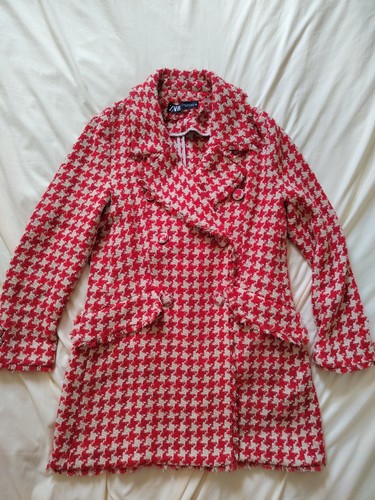 Zara red houndstooth - zara,