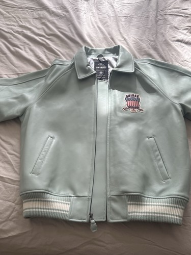 Avirex icon leather jacket - icon,
